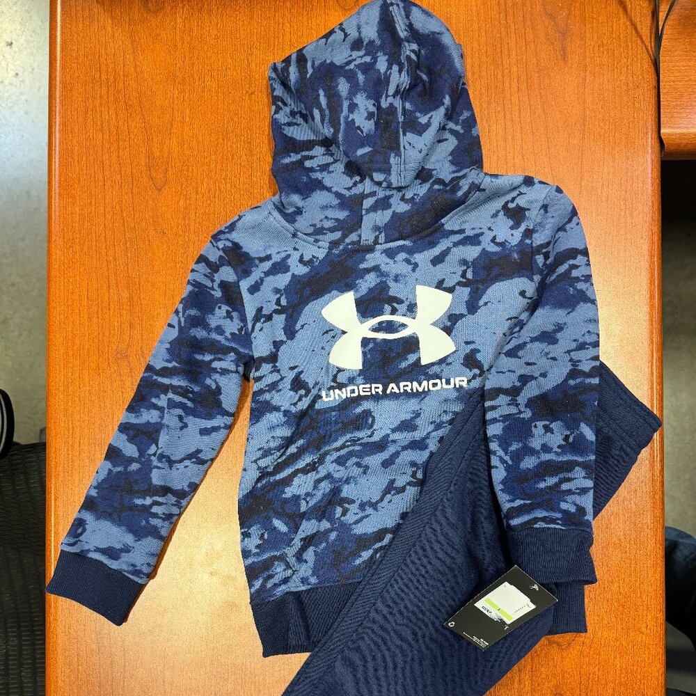 Under Armour - UA Big Logo Arena Marble Set - Navy Marble